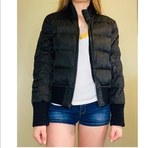 black puffer jacket!